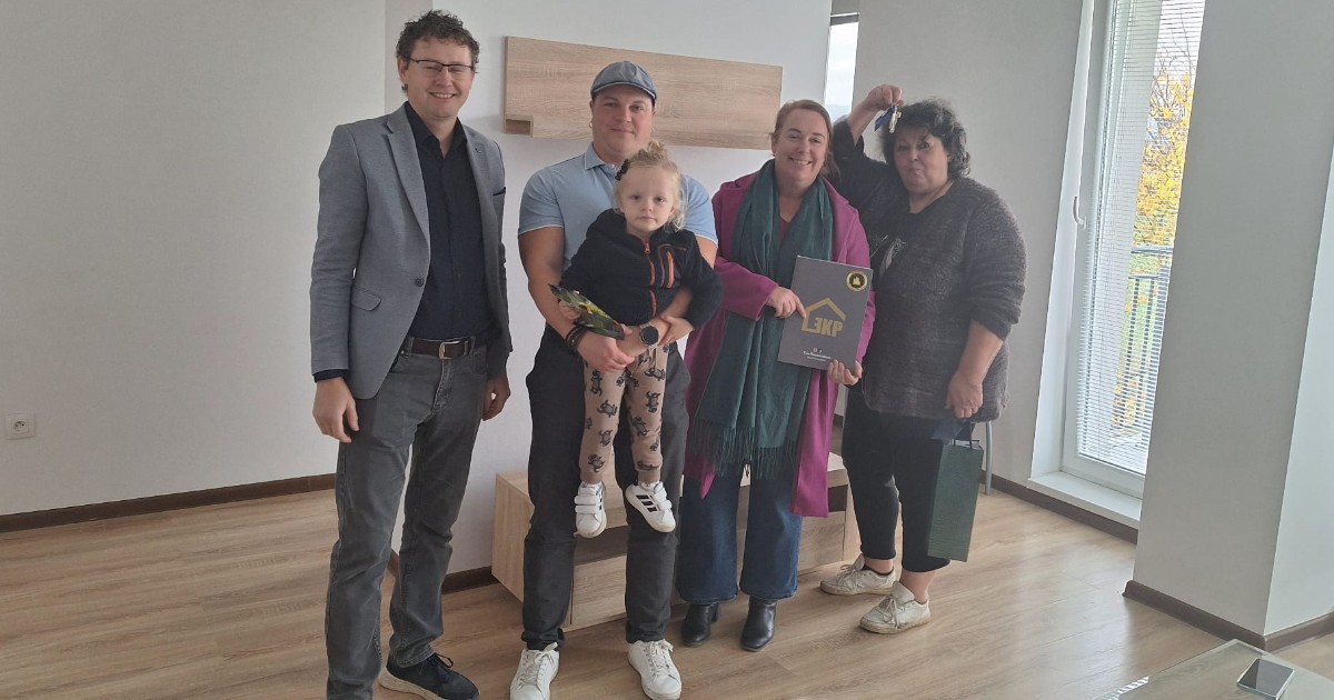 2 izbový byt Zamarovce - Trenčín. Gratulujem p. Kramárovej a nech sa jej dobre býva v novom.